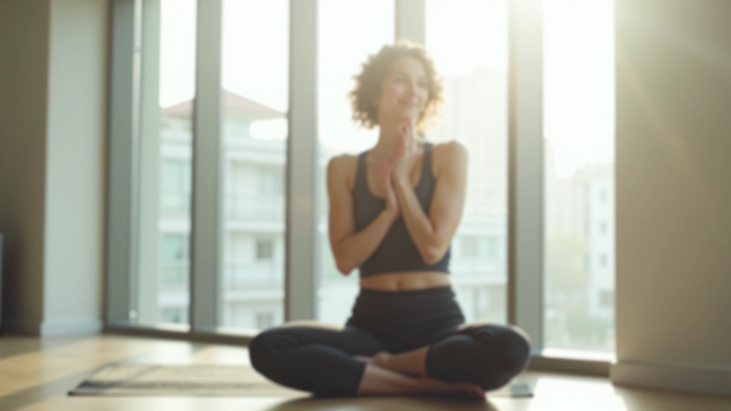 Different types of rest activities: person walking outdoors, sitting with tea, stretching at desk